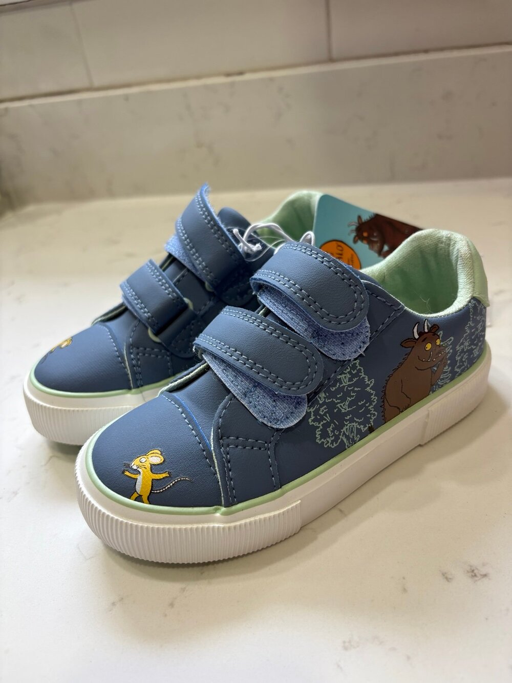 The Gruffalo by Julia Donaldson Velcro shoes from ASDA in UK